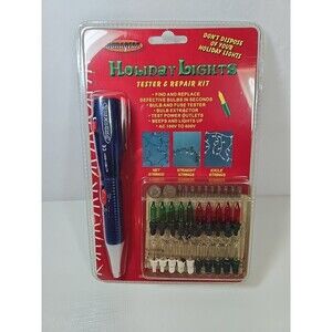 Duragear Holiday Christmas Lights Tester Repair Tool And Tester New Sealed 2003